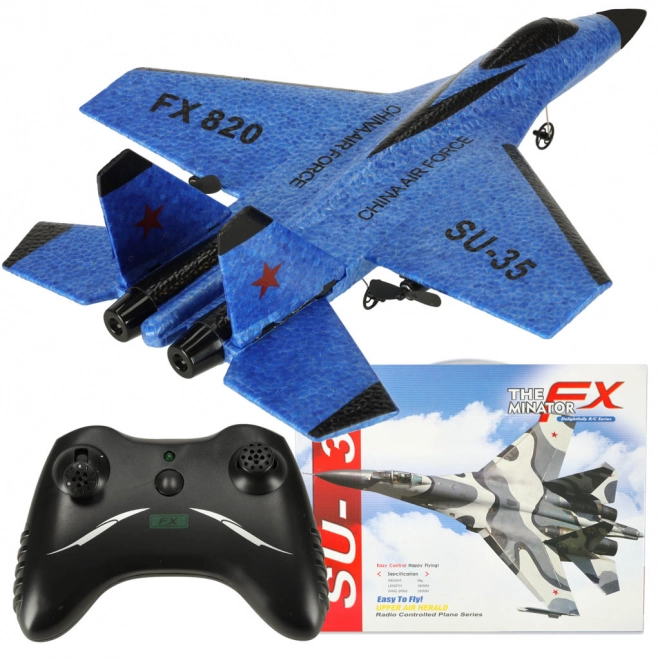 RC stíhačka SU-35 – Modrá
