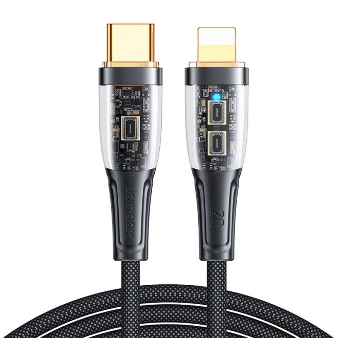 Kabel USB-C na Lightning 20W 1,2m černý Joyroom