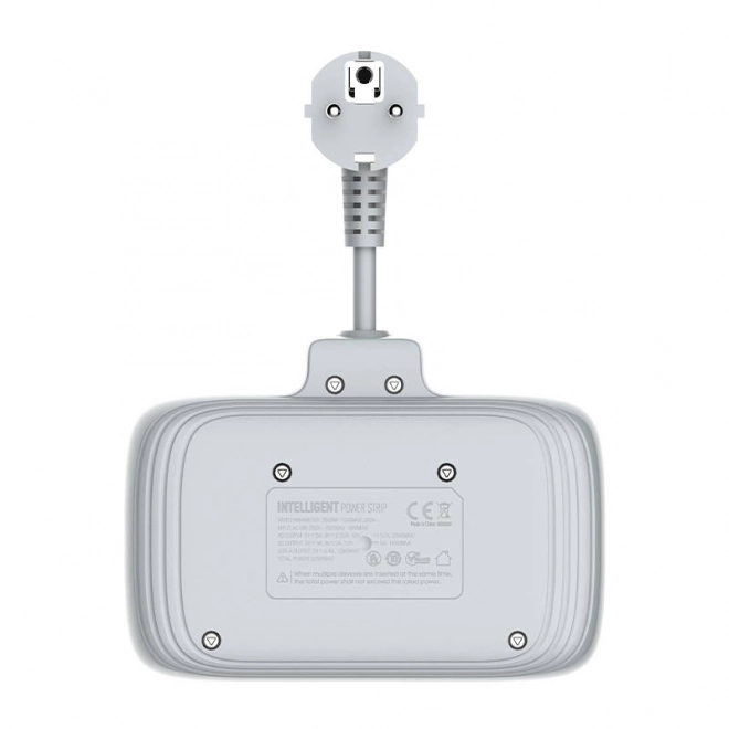 Napájecí lišta s 2 zásuvkami AC, 3x USB, USB-C, LDNIO SE2435, 2500W (bílá)