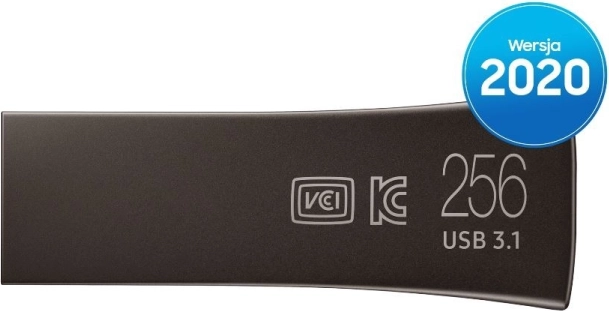 flash disk samsung bar plus usb 3.1 256 gb titan gray