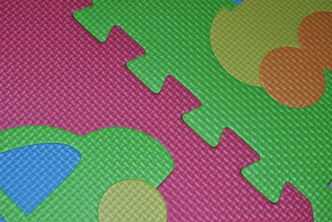 Pěnové puzzle 9 ks dopravní prostředky
