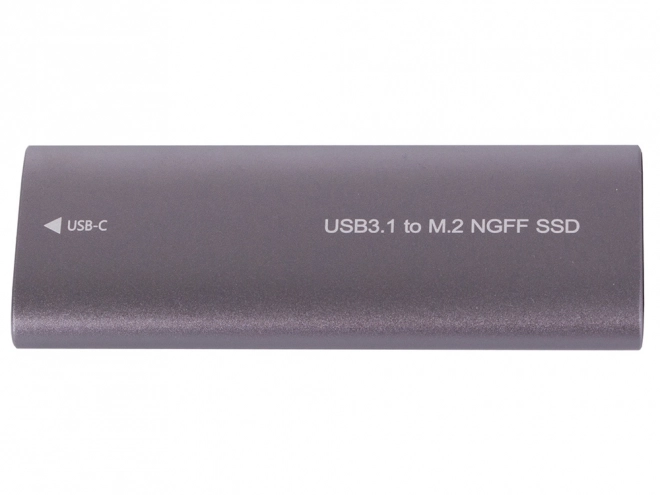 Externí box pro m.2 sata (ngff) ssd, usb 3.1 type-c, 2230–2280