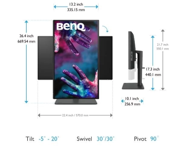 Monitor 25" PD2506Q QHD 5ms/2K/IPS/GL/HDMI