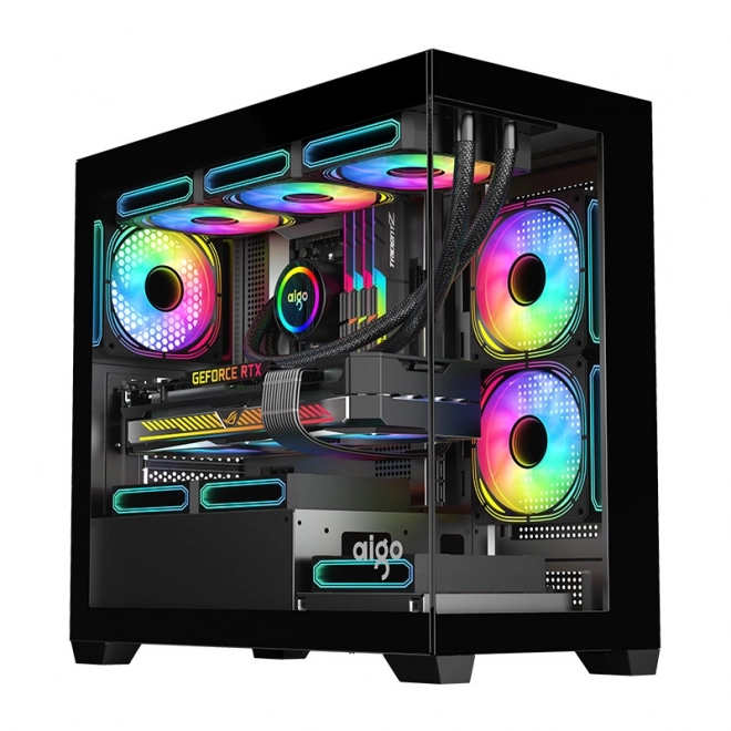Počítačová skříň Darkflash C218M (černá)