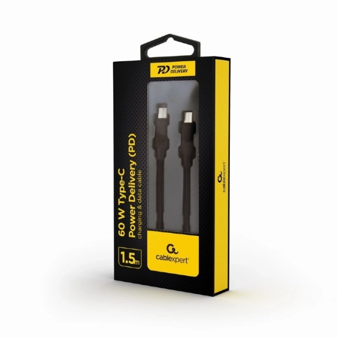 Kabel USB-C na USB-C Power Delivery 60W 1,5m