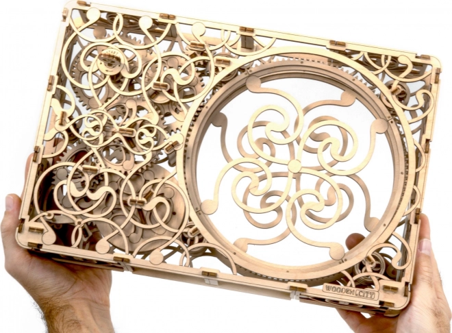 Mechanický obraz - dřevěné 3D puzzle