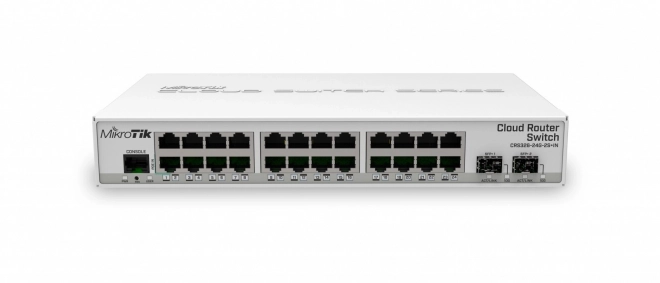 Přepínač MikroTik Cloud Router Switch 24portový GbE 2xSFP+