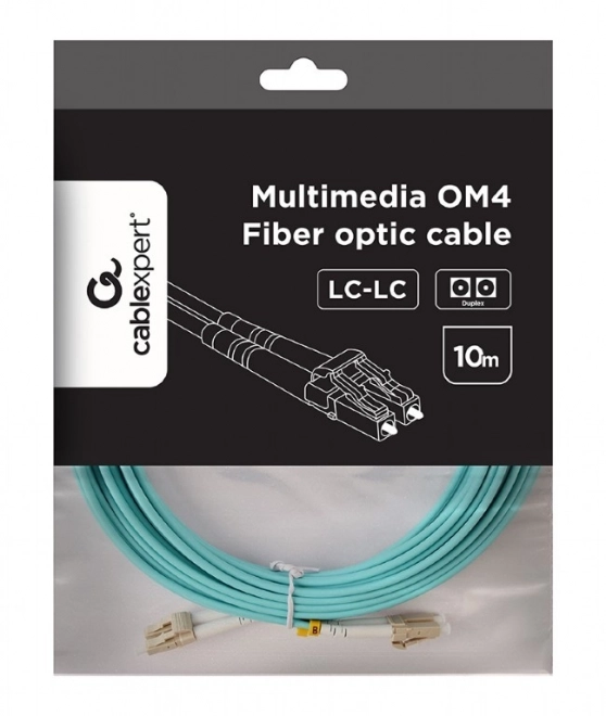 Optický kabel OM4 duplex LC/LC 10m
