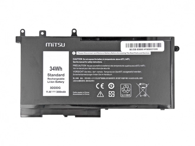 Baterie pro Dell Latitude E5280, E5580 3000 mAh (34 Wh) 11,4 V