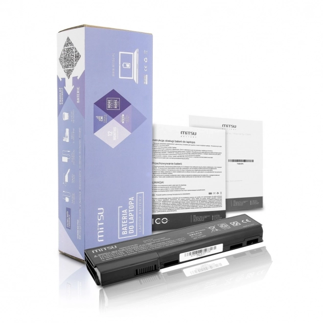 Baterie pro HP EliteBook 8460p, 8460w 4400 mAh (48 Wh) 10,8 - 11,1 V