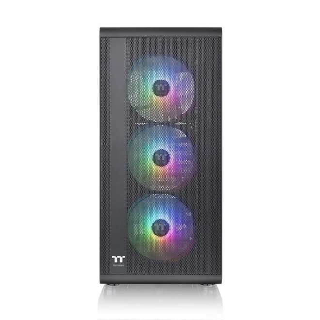 Počítačová skříň S200 s tvrzeným sklem a RGB osvětlením