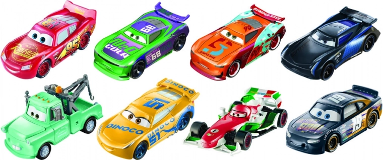 Oblíbené postavy z Disney Pixar Auta