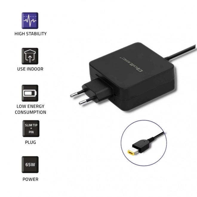 Napájecí zdroj pro Lenovo 65W | 20V | 3,25A | slim tip+pin