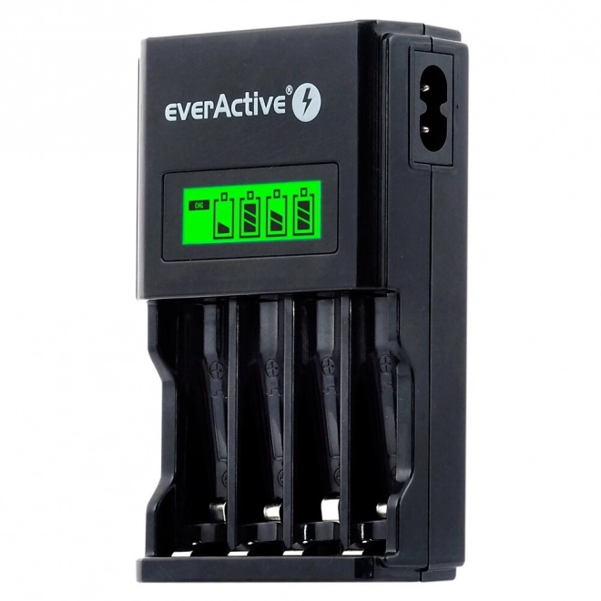 Černá nabíječka everActive NC-450 pro AA/AAA baterie