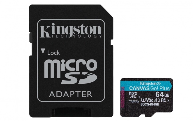 Karta microSD 64GB Canvas Go! Plus s adaptérem