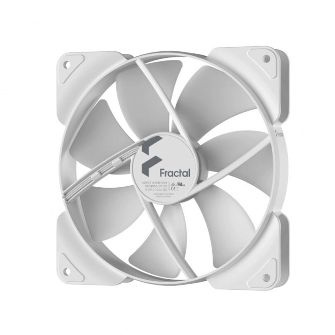 Ventilátor Aspect 14 RGB PWM s bílým rámečkem