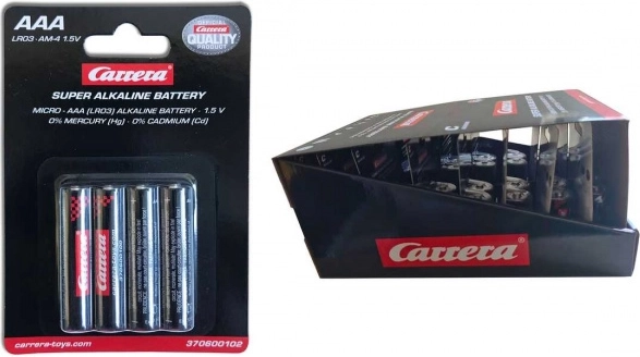 Carrera alkalické baterie AAA 1,5 V – sada 8 ks