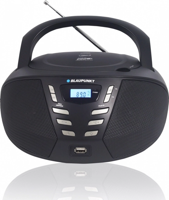 FM PLL CD/MP3/USB/AUX boombox černý
