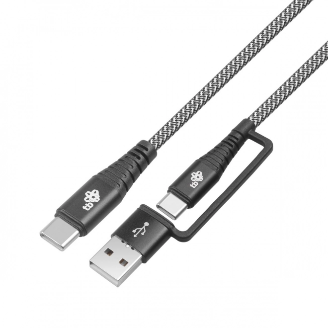 Kabel 2v1: USB-C a USB A s délkou 1,2 m
