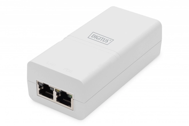 Napájecí zdroj/adaptér PoE+ 802.3at, max. 52V 30W Gigabit 10/100/1000 Mb/s, aktivní, bílý