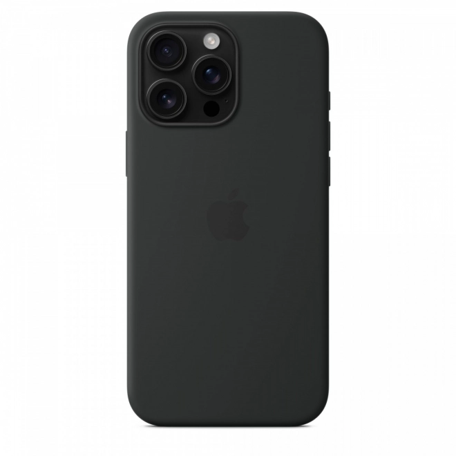 Silikonové pouzdro s MagSafe pro iPhone 16 Pro Max - černé