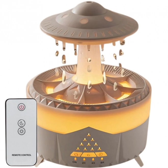 Zvlhčovač vzduchu a aromatický difuzér ve tvaru UFO