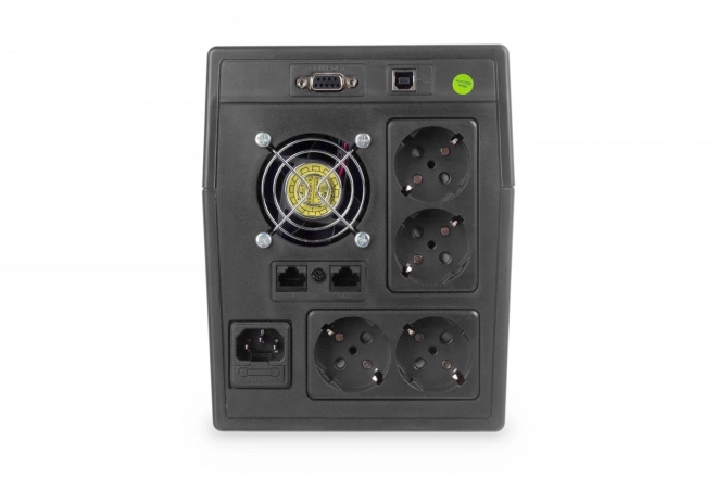 UPS Line-Ineractive LCD, 1500VA/900W, 2x12V/9Ah, AVR, 4xSCHUKO, USB, RS232, RJ45