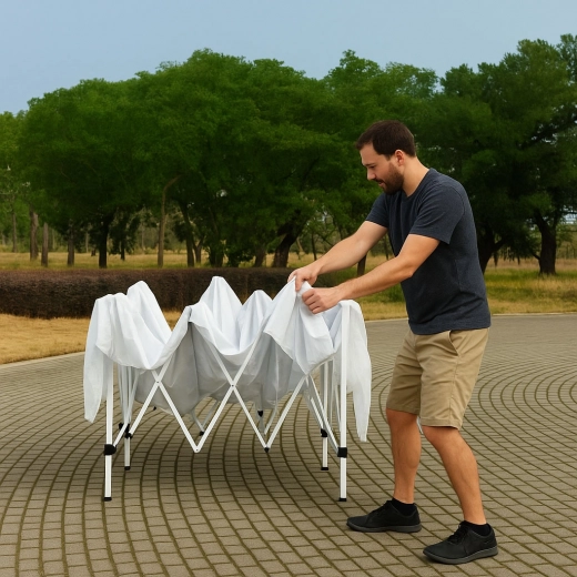 Rychlé pop-up rozložení bez nářadí