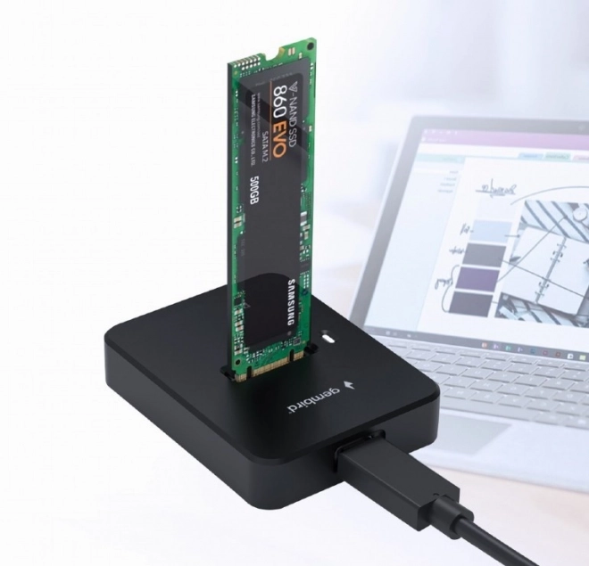 Dokovací stanice pro disky M.2 SATA a NVME USB-C