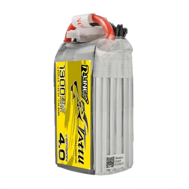 Tattu R-Line LiPo baterie 1300mAh 130C 22.2V 6S1P XT60
