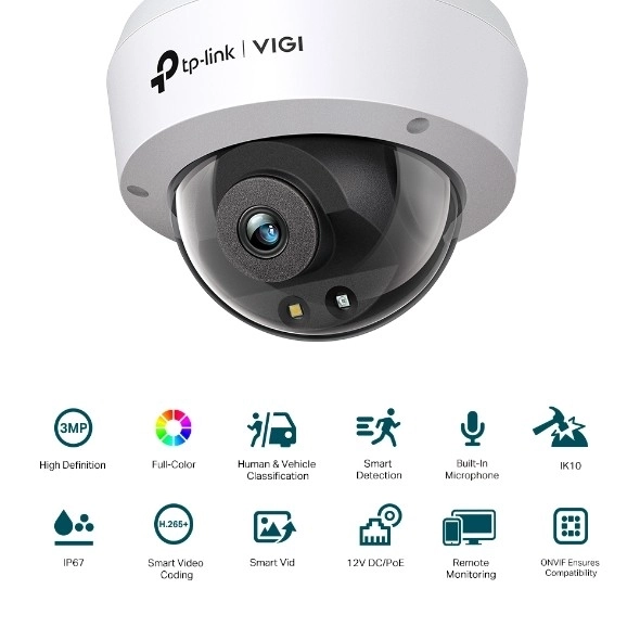 Kamera VIGI 4MP Dome s plnou barvou