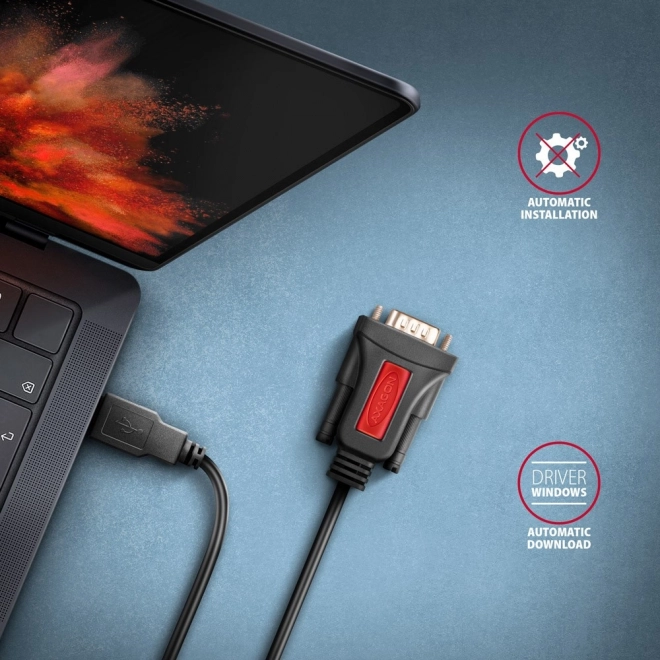 USB 2.0 na RS-232 adaptér 1,5 m kabel s čipem Prolific