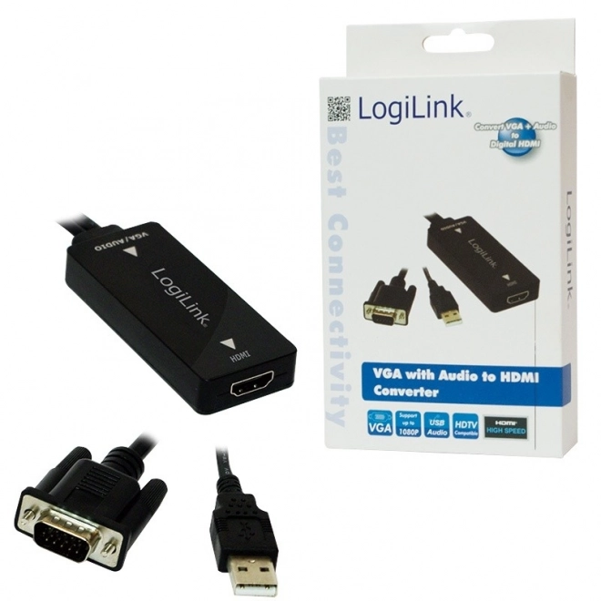 Převodník VGA na HDMI se zvukem