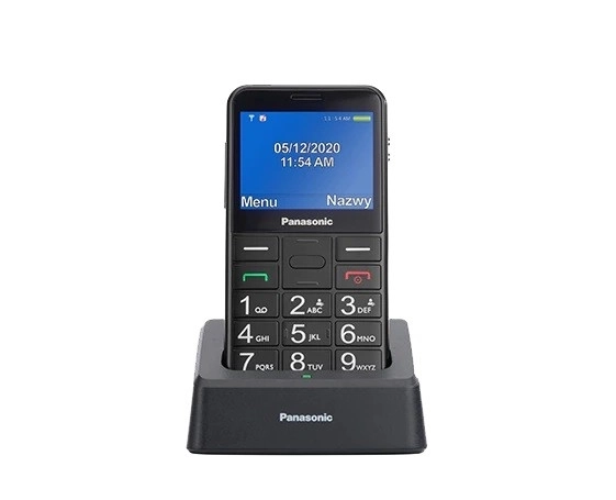 Mobilní telefon pro seniory černý