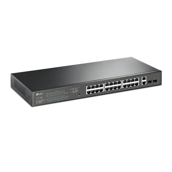 Flexibilní uplink: 2× gigabit RJ45 a 2× SFP