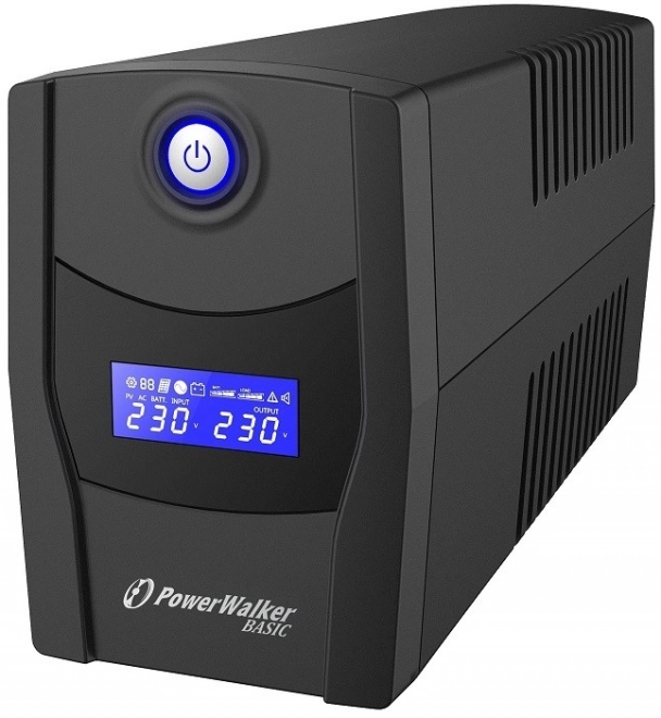Záložní zdroj PowerWalker Basic 800VA STL s USB a RJ11/45