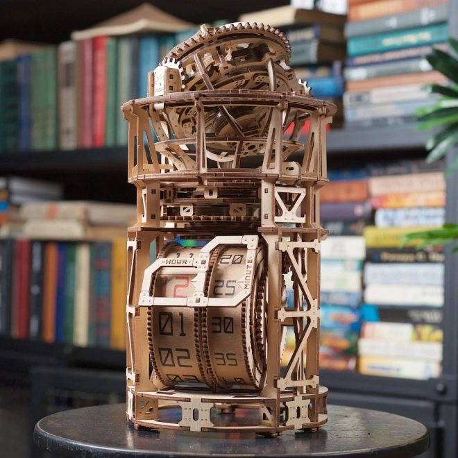 Ugears dřevěný mechanický model hodinový strojek s tourbillonem