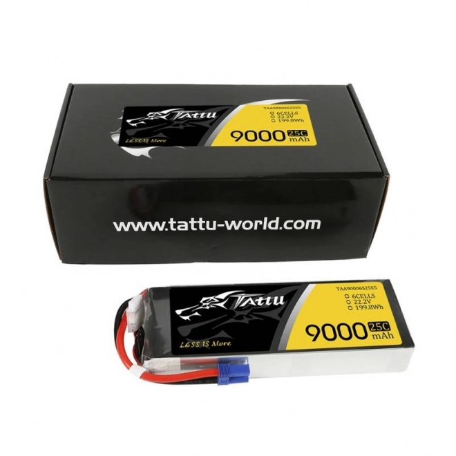 Lithiový akumulátor Tattu 9000mAh 22,2V 25C