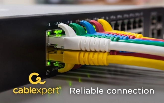 Patch cord kat.6 měď UTP 7,5m šedý