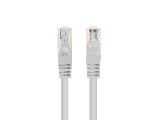 Patchcord cat.6 UTP 7,5 m fluke šedý