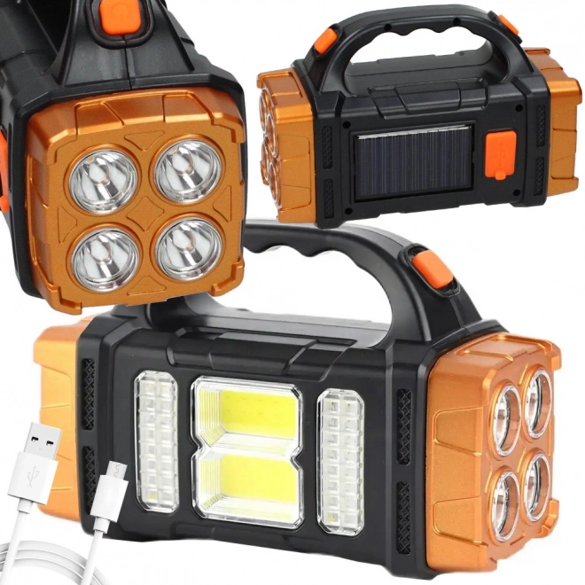 Přenosná solární LED powerbanka