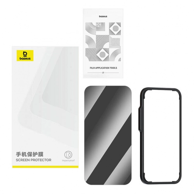 Baseus ochranné tvrzené sklo pro iPhone 14 Plus / 13 Pro Max s čisticí sadou
