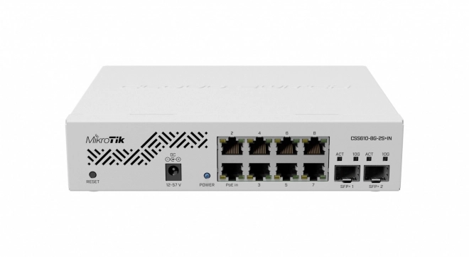 Přepínač 8x1GbE 2xSFP+ CSS610-8G-2S+IN