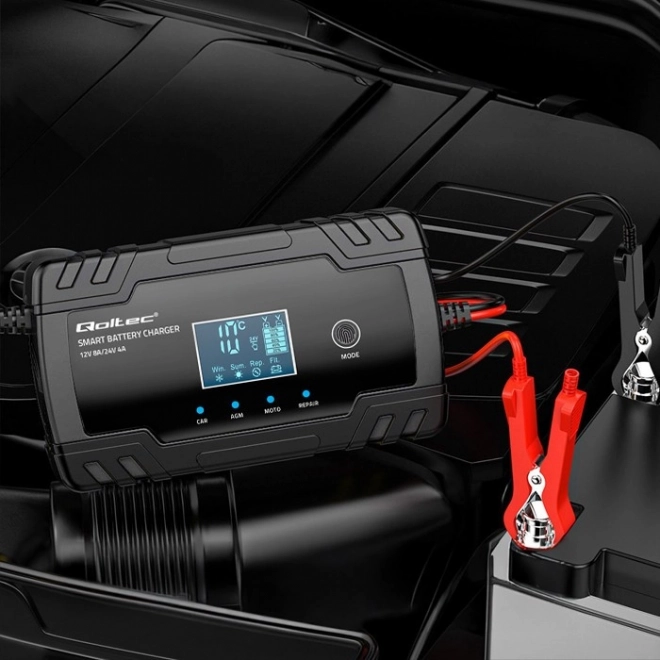 Inteligentní nabíječka autobaterií 12V/24V s funkcí opravy