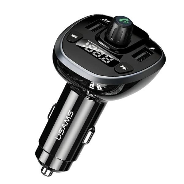 Hands-free sada do auta C21 s FM vysílačem MP3 Bluetooth 2xUSB 3,4A