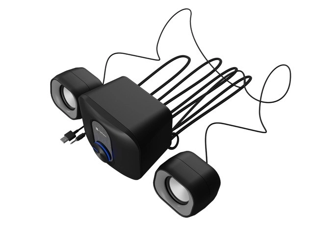 Reproduktory PUG 11W RMS 2.1 černé