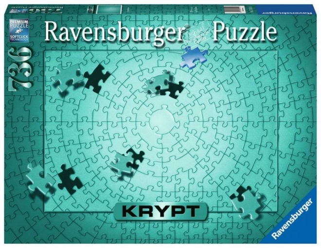 Puzzle 736 dílků Krypt Metallic Mint