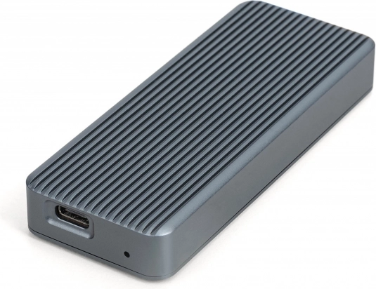 Hliníkový USB-C box pro SSD M.2 NVMe 20 Gb/s beznástrojový