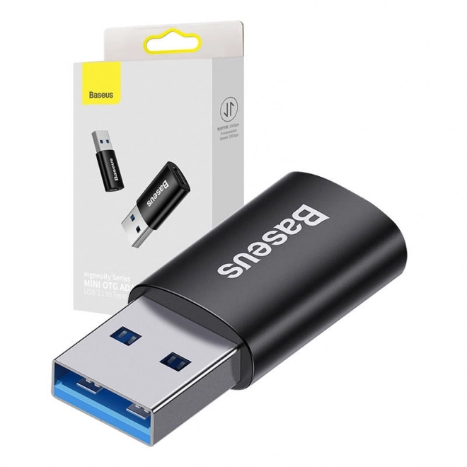 Adaptér Baseus USB-A na USB-C – Černý