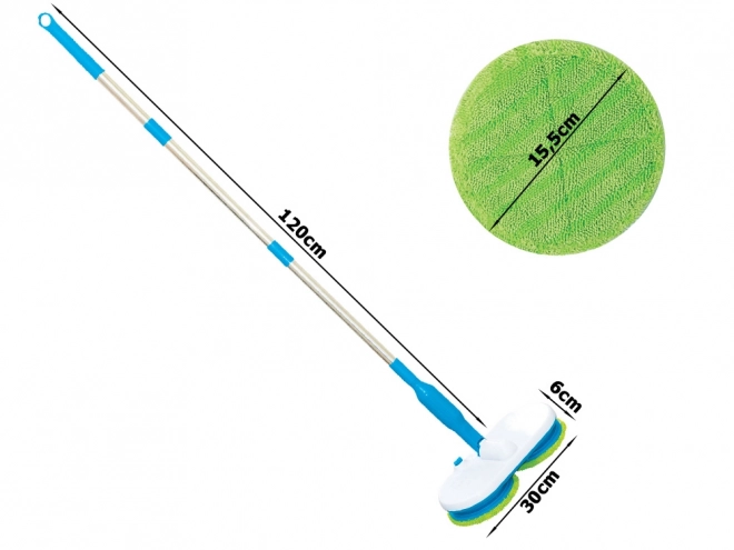 Bezdrátový elektrický rotační mop s 6 podložkami